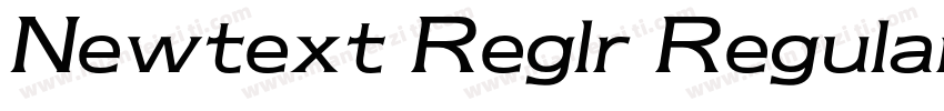Newtext Reglr Regular字体转换